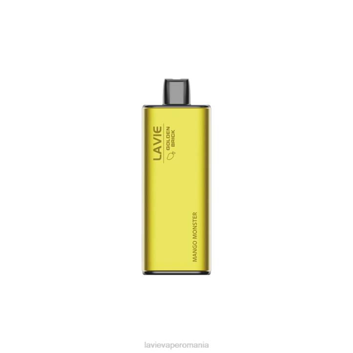 N88V61 Lavie Vape Romania | monstru mango LAVIE GOLDEN BRICK 10000 de pufuri